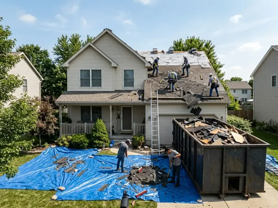 roof-replacement-debris-remova-004 — frequently asked questions, Cheapest Dumpster Rentals in Rushville, IL